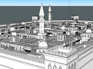 old arabic city 3D Model