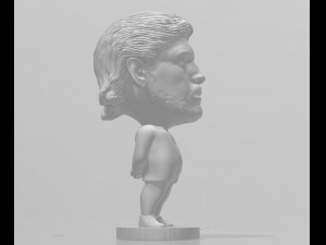 diego armando maradona 3d print model 3D Baskı Modeli