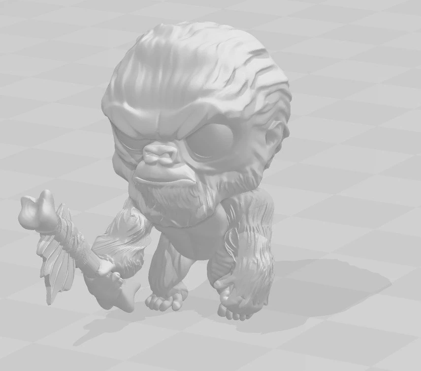 king kong 3d print model 3D Print Model .c4d .max .obj .3ds .fbx .stl .blend
