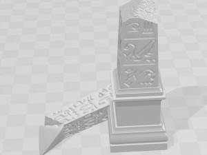obelisk 3D 프린트 모델
