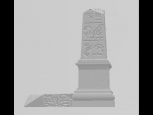 obelisk 3D 프린트 모델