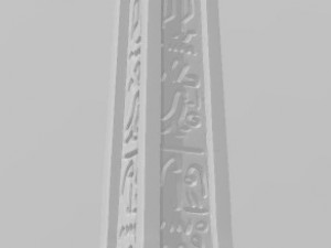 obelisk 3D 프린트 모델