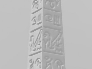 obelisk 3D 프린트 모델