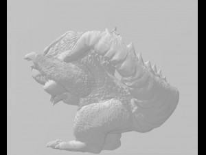 godzilla 3d print model 2 3D Baskı Modeli