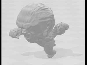 king kong 3d print model 2 3D Baskı Modeli
