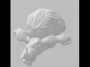 king kong 3d print model 2 3D Baskı Modeli