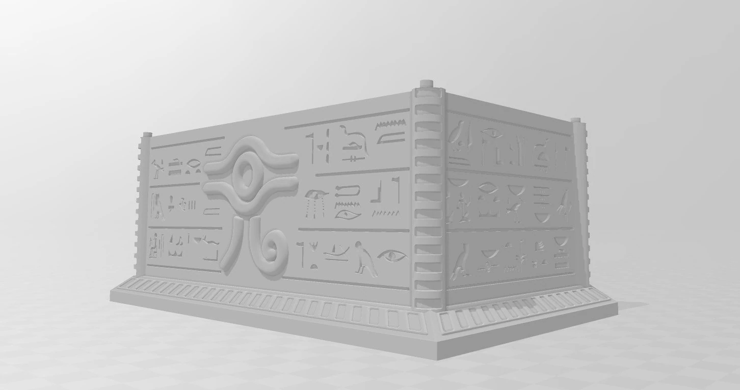 sarcophagus 3d print model 3D Print Model .c4d .max .obj .3ds .fbx .stl .blend 