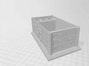 sarcophagus 3d print model 3D-Druckmodell