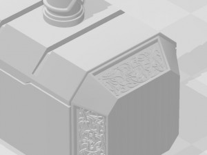 hammer 3d print model 3D 打印模型