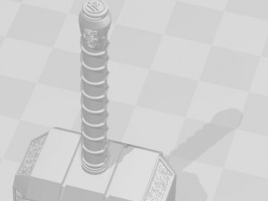 hammer 3d print model 3D 打印模型