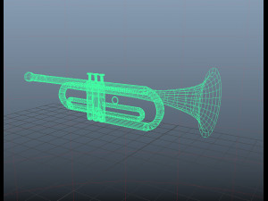 trompeta 3D Model
