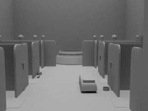 spirited away bathroom 3D Model