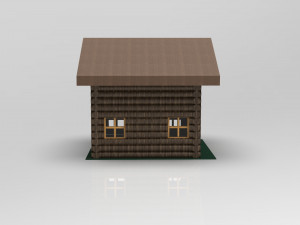 log cabin Modèle 3D
