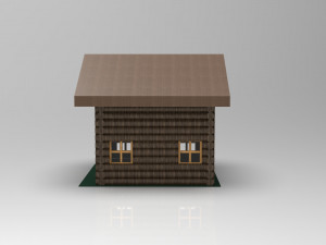 log cabin Modèle 3D
