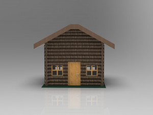 log cabin Modèle 3D