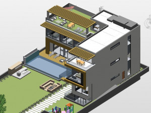 villa 3D Model