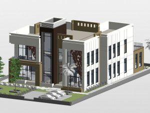 villa 3Dモデル