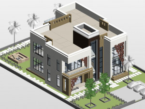 villa 3Dモデル