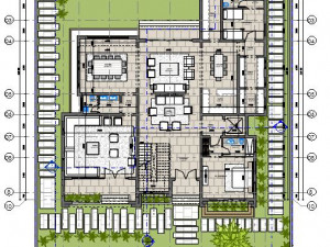 villa 3Dモデル