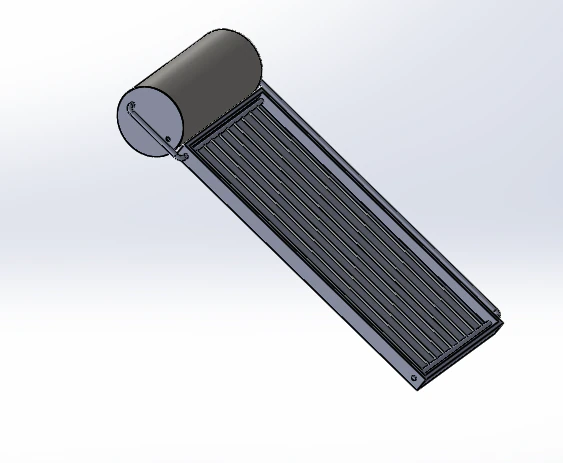 solar water heater 3D Model .c4d .max .obj .3ds .fbx .stl .blend 