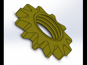 shock absorber of motorcycle 3D Model