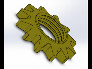 shock absorber of motorcycle 3D Model