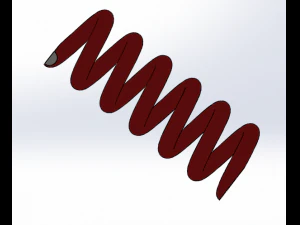 shock absorber of motorcycle 3D Model