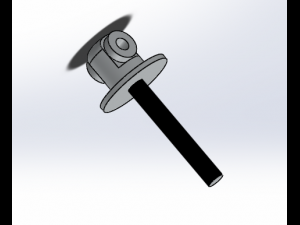 shock absorber of motorcycle 3D Model