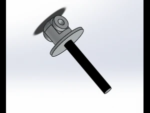 shock absorber of motorcycle 3D Model