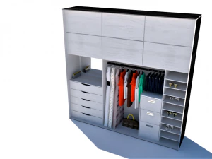 guarda-roupa Modelo 3D