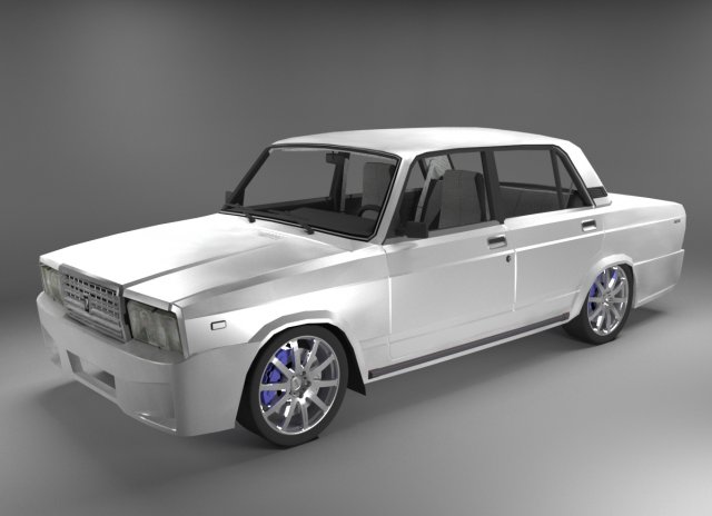 vaz-2107 3D-Modell .c4d .max .obj .3ds .fbx .stl .blend 