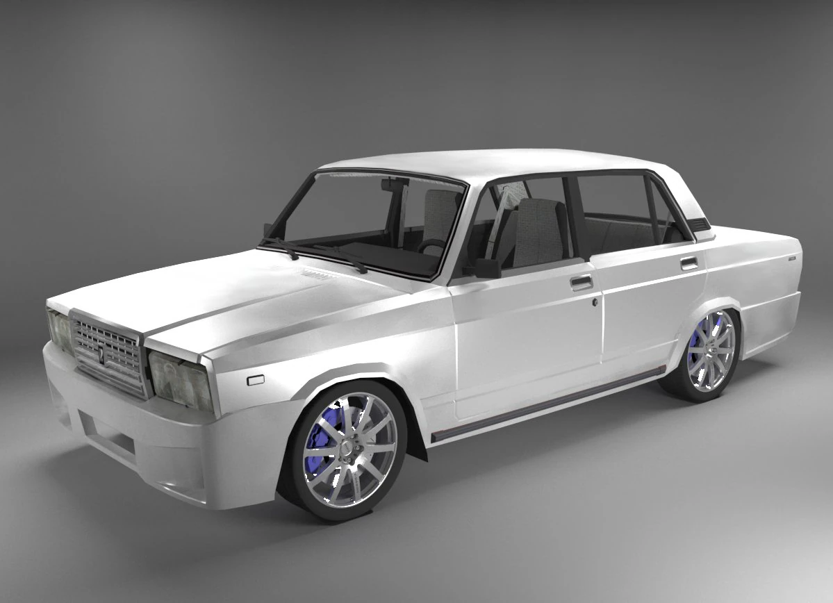 vaz-2107 3D Model .c4d .max .obj .3ds .fbx .stl .blend 
