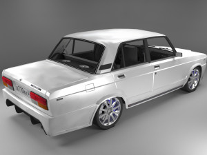 vaz-2107 3D-Modell