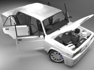 vaz-2107 3D-Modell