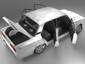 vaz-2107 3D-Modell