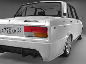 vaz-2107 3D-Modell