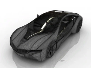 concept b m w i8 3D Model