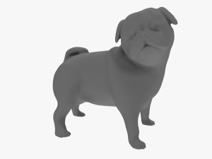 mops sculpture 3d Model 3D