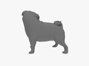 mops sculpture 3d Model 3D