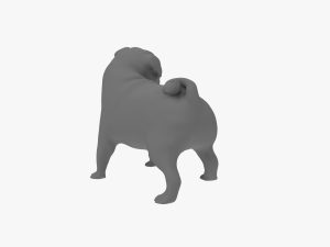 mops sculpture 3d Model 3D