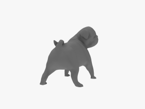 mops sculpture 3d Model 3D