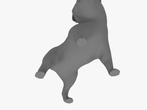 mops sculpture 3d Model 3D