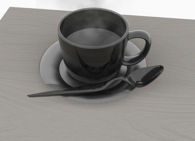 kahve fincanları 3D Model .c4d .max .obj .3ds .fbx .stl .blend