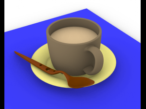 coffee cups 3D Model