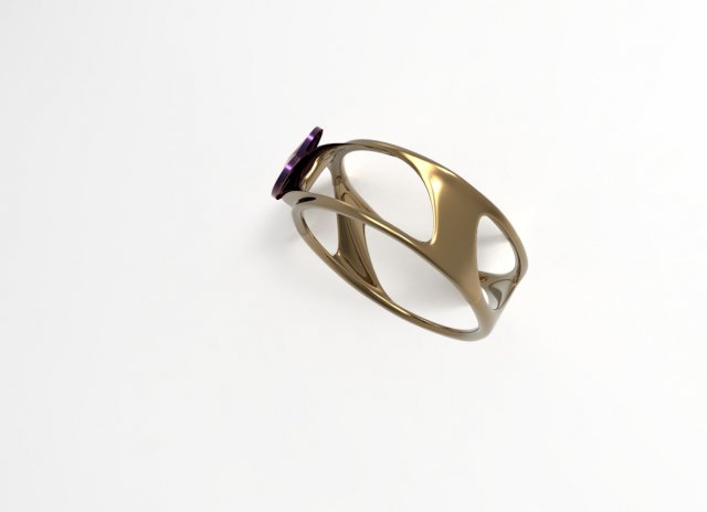 ring organic Modèle 3D .c4d .max .obj .3ds .fbx .stl .blend 