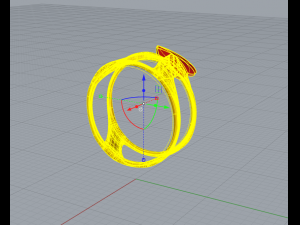 ring organic Modèle 3D