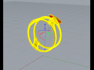 ring organic 3D Model