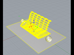 wood bench 3D Model
