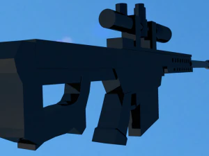 arma 3d basso poli Modello 3D