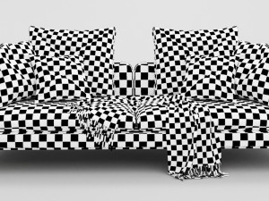bb italia michel 2 seater 3D Модель